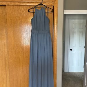 Dusty Blue Bridesmaids Dress